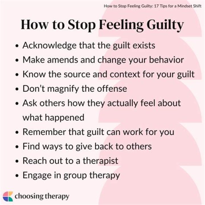 13 Things You Should Stop Feeling Guilty About