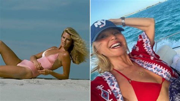 Christie Brinkley, 66, Dances By The Ocean In A Strapless Swimsuit & Celebrates Trump Being Out Of Office