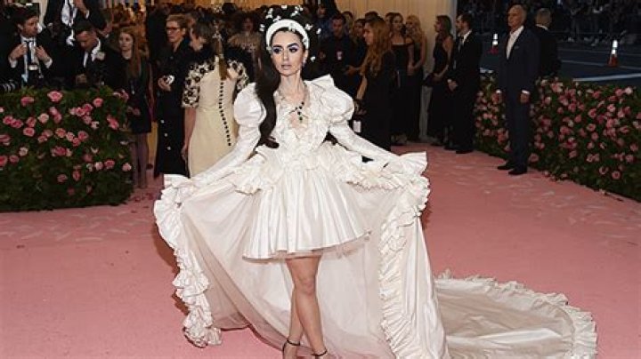 Lily Collins’ Dress At Met Gala 2019 – Photos Of Her Ruffled Outfit – Hollywood Life
