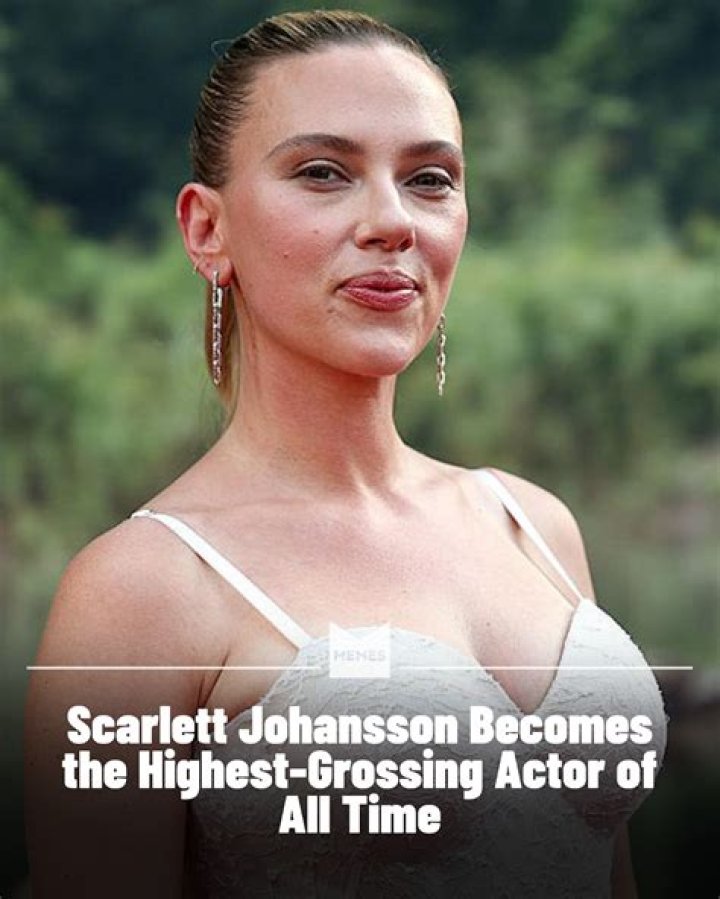 Scarlett Johansson Is The Highest Grossing Actor Of The Year